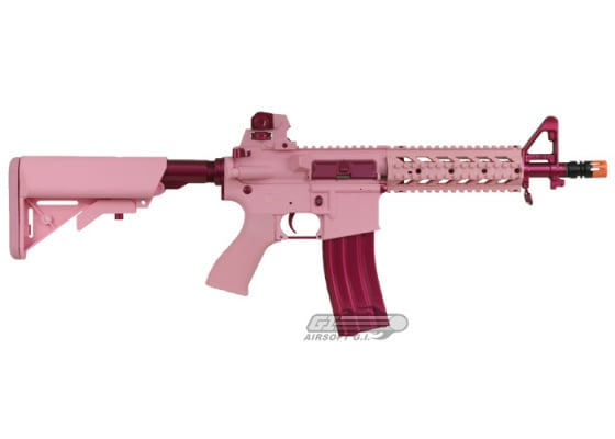 (Discontinued) G&G Femme Fatale15 M4 Raider w/ Polymer RIS AEG Airsoft Rifle ( Pink/ CQB )