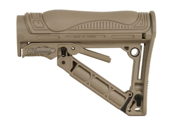 G&G GOS-V1 Retractable Stock for G26 & M4 Series ( Tan )