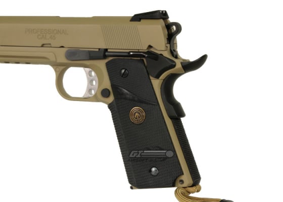 (Discontinued) Airsoft GI Full Metal 1911 Desert Assassin Airsoft Pistol ( Tan )