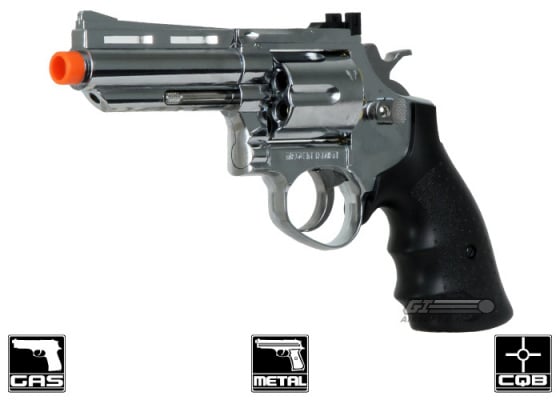 HFC Savaging Bull 4" Revolver Gas Airsoft Pistol ( Silver )