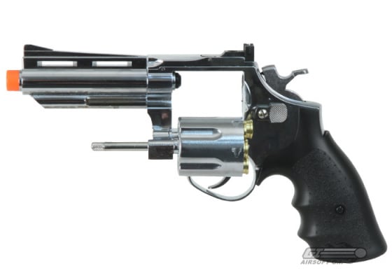 HFC Savaging Bull 4" Revolver Gas Airsoft Pistol ( Silver )