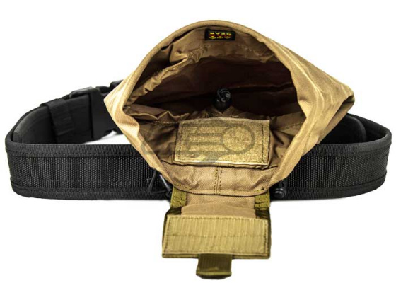 HSS Roll Up Dump Pouch Belt Mounted ( Tan )