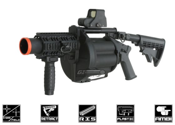 ICS MGL Full Size Revolving Grenade Launcher ( Black )