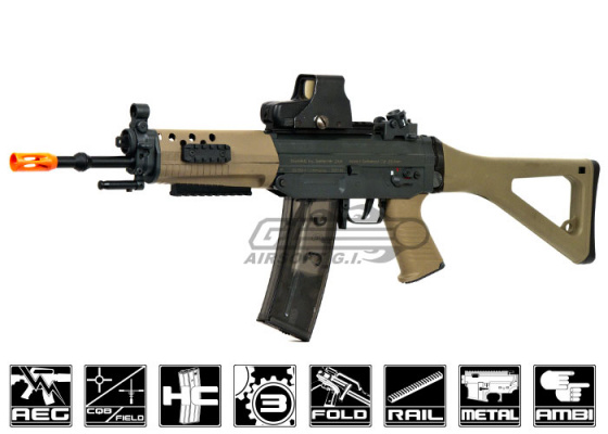 ICS SIG 552 Commando AEG Airsoft Rifle ( LB / DE )