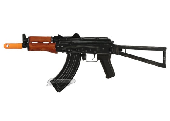 Javelin Airsoft Works Full Metal / Real Wood AK-74U Battle Veteran Series Electric BlowBack AEG Airsoft Rifle