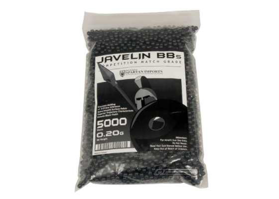 Javelin Airsoft Works .20g 5000 BBs ( Black )