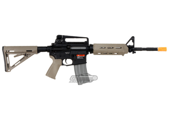 Javelin Magpul MOE M4 Carbine Blowback AEG Airsoft Rifle ( Black / Tan )