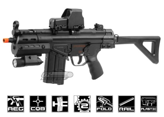 JG T3 SASF FS3 T3 CQB Carbine AEG Airsoft SMG ( Black )