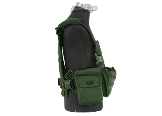 J-Tech CP-6 Combat MPS Chest Rig ( OD Green )