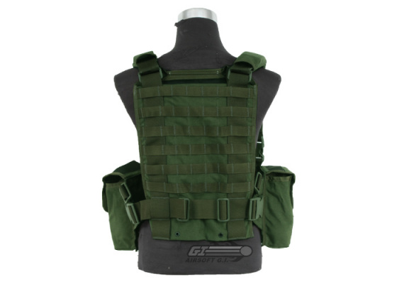 J-Tech CP-6 Combat MPS Chest Rig ( OD Green )