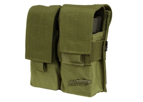 J-Tech AEGIS Double M4 / M16 Magazine Pouch MOLLE ( OD Green )