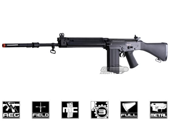 King Arms Full Metal FN Herstal FAL AEG Airsoft Gun