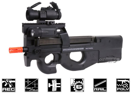 FN Herstal P90 Tactical ( by King Arms ) AEG Airsoft Gun *