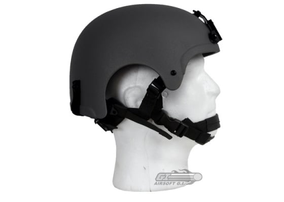 King Arms Mil-Force Professional ( IBH ) Helmet w/ NVG Mount ( Black )