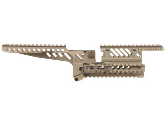 King Arms X47 5 Rails Mounting System Standard Version for TM AK ( Dark Earth )