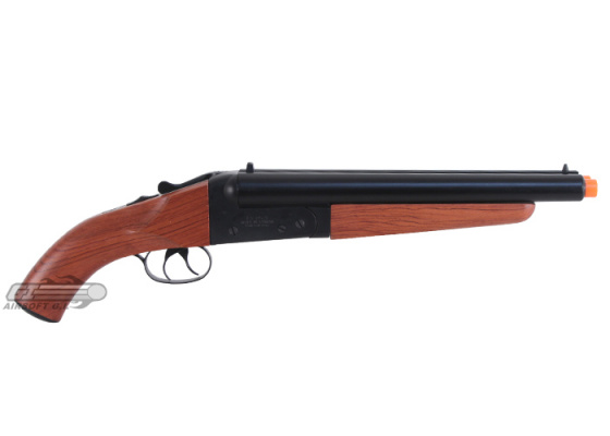 HS Double Barrel Gas Airsoft Shotgun ( Wood )