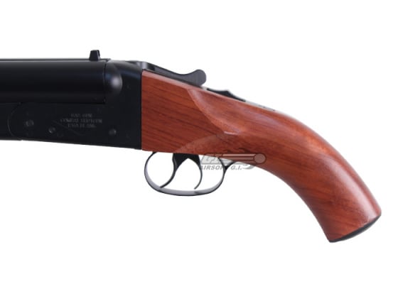 HS Double Barrel Gas Airsoft Shotgun ( Wood )