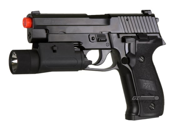 SIG Sauer P226 GBB Airsoft Pistol by Cybergun ( Black )