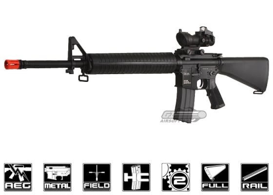 KWA KM16 Battle 2GX AEG Airsoft Rifle ( Black )