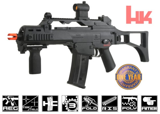 H&K G36C Airsoft Rifle by KWA ( Black )