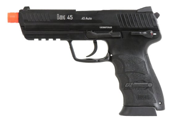 H&K HK45 GBB Airsoft Pistol By KWA ( Black )