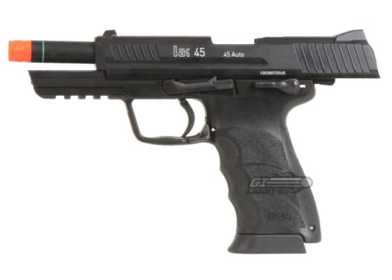 H&K HK45 GBB Airsoft Pistol By KWA ( Black )