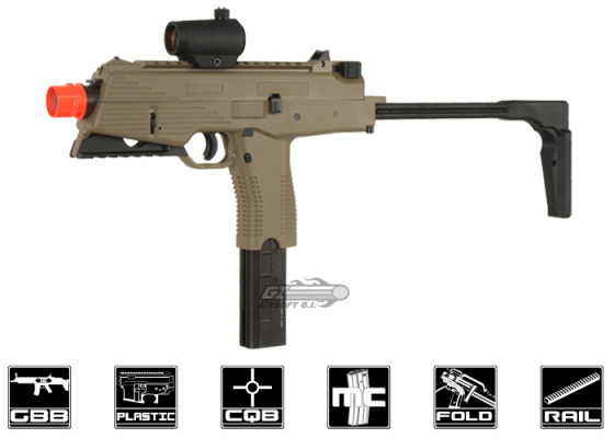 KWA KMP9R RIS NS2 GBB Airsoft SMG ( Flat Dark Earth )