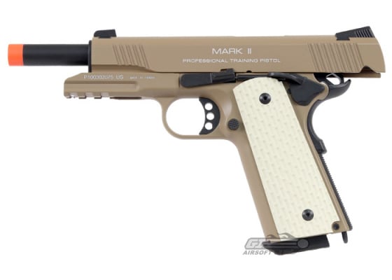 KWA M1911 Mark II PTP GBB Airsoft Pistol ( Tan )