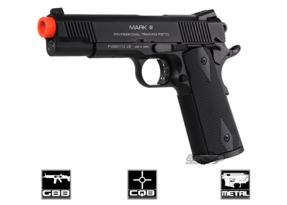 KWA M1911 Mark III PTP GBB Airsoft Pistol ( Black )