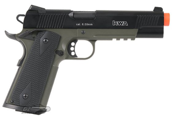 KWA M1911 Mark IV PTP GBB Airsoft Pistol ( OD Green )