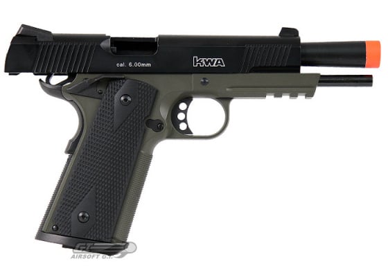 KWA M1911 Mark IV PTP GBB Airsoft Pistol ( OD Green )