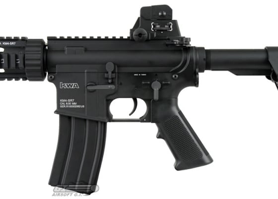 KWA KM4 SR7 DEVGRU 2GX M4 Carbine AEG Airsoft Rifle ( Black )