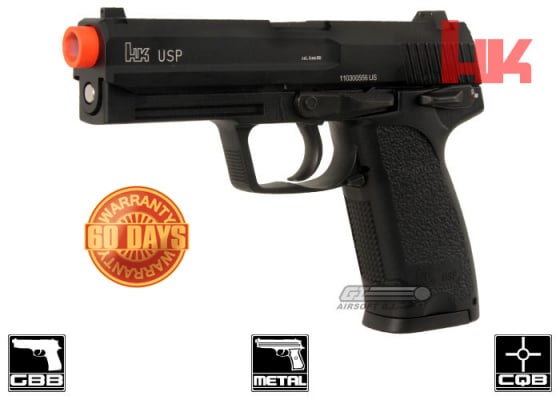 H&K USP GBB Airsoft Pistol By KWA ( Black )