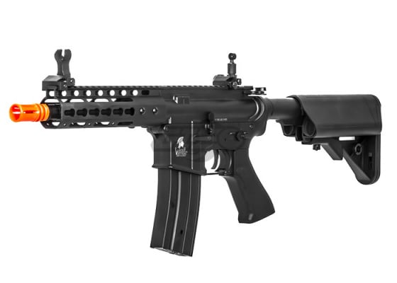 Lancer Tactical LT14B M4 7" Keymod Carbine AEG Airsoft Rifle ( Black )