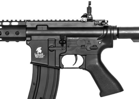 Lancer Tactical LT14B M4 7" Keymod Carbine AEG Airsoft Rifle ( Black )