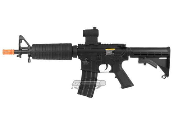 Lancer Tactical LT01B M4 Commando Carbine AEG Airsoft Rifle ( Black )