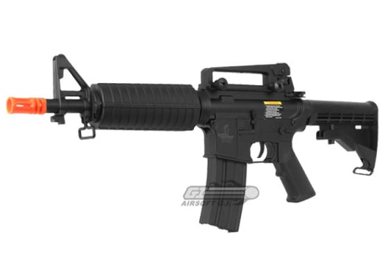 Lancer Tactical LT01B M4 Commando Carbine AEG Airsoft Rifle ( Black )