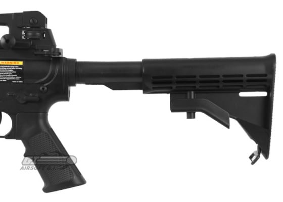 Lancer Tactical LT01B M4 Commando Carbine AEG Airsoft Rifle ( Black )