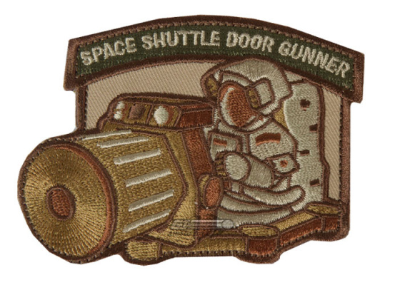 Mil-Spec Monkey Shuttle Door Gunner Patch ( Arid )