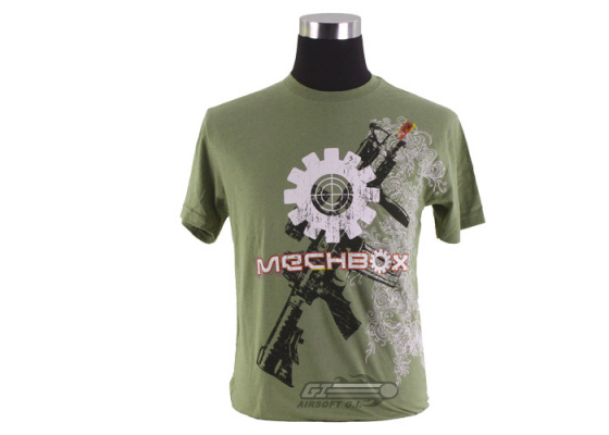 Mechbox Clothing Mercenary T-Shirt ( Green / XL )