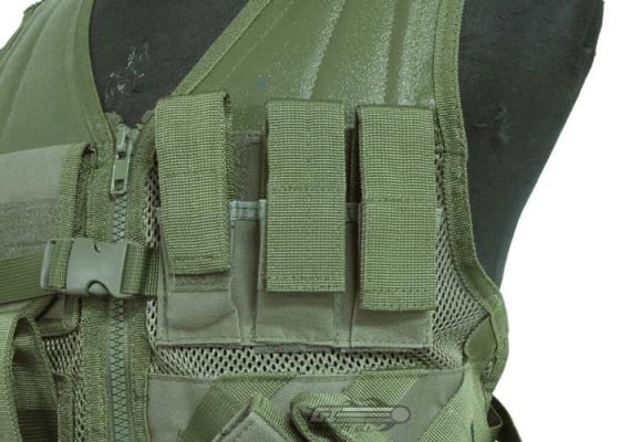 NcSTAR Crossdraw Tactical Vest ( OD Green / S - L )