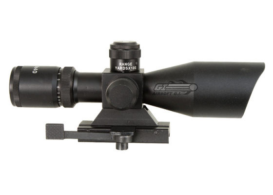 AIMS Sports 2.5-10x40 Rangefinder Scope ( Dual Illuminated w/ Cut Sunshade )