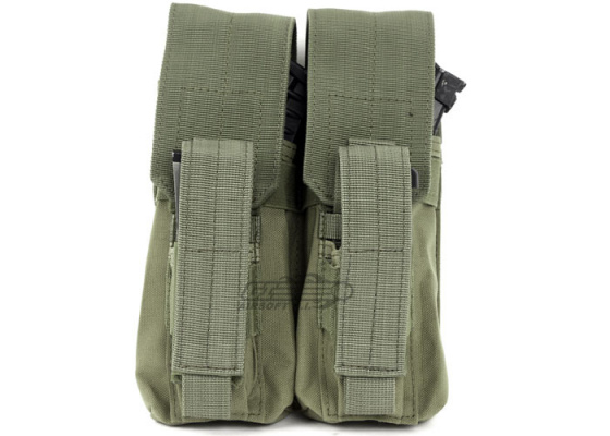 Condor Outdoor MOLLE Double AK Kangaroo Magazine Pouch ( OD Green )