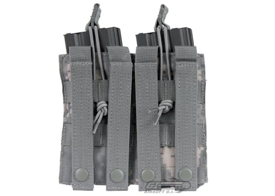 Condor Outdoor Double Stacker Open-Top M4 Magazine MOLLE Pouch ( Black )