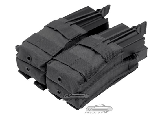 Condor Outdoor Double Stacker Open-Top M4 Magazine MOLLE Pouch ( Black )