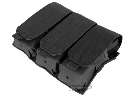 Condor Outdoor Molle Triple M4 / M16 Magazine Pouch ( Black )