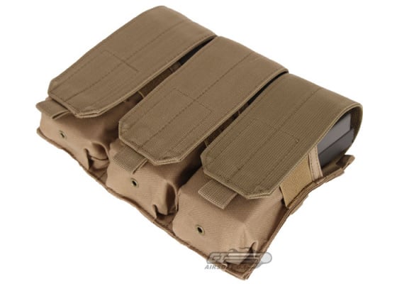 Condor Outdoor Molle Triple M4 / M16 Magazine Pouch ( Tan )