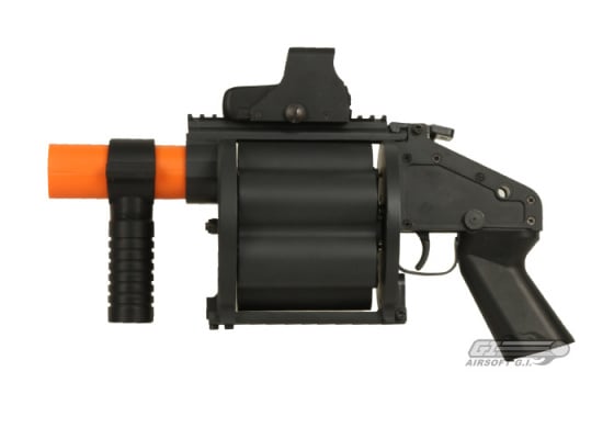 Pro Arms 6 Shell Revolving Airsoft Grenade Launcher ( Black )