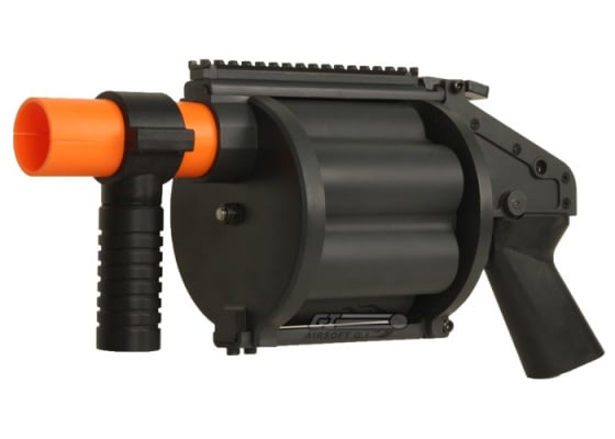 Pro Arms 6 Shell Revolving Airsoft Grenade Launcher ( Black )