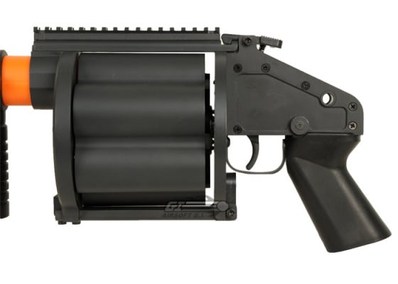 Pro Arms 6 Shell Revolving Airsoft Grenade Launcher ( Black )